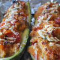 Stuffed Giant Zucchini
